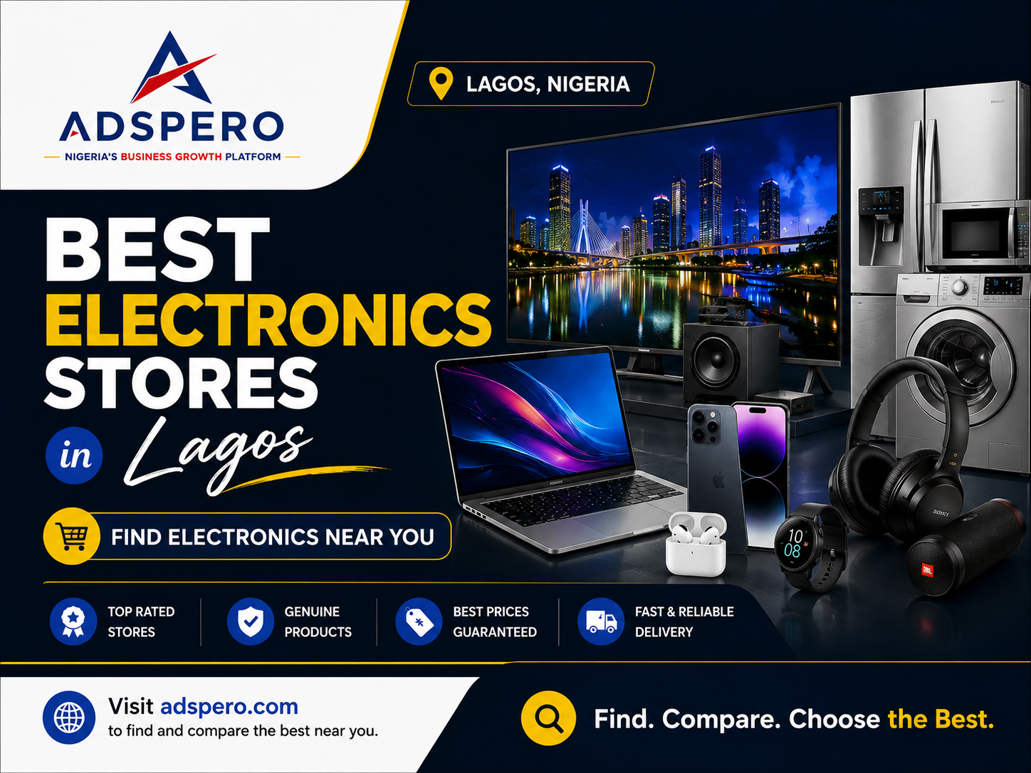 Best Electronics Stores in Lagos | Find Electronics Near You